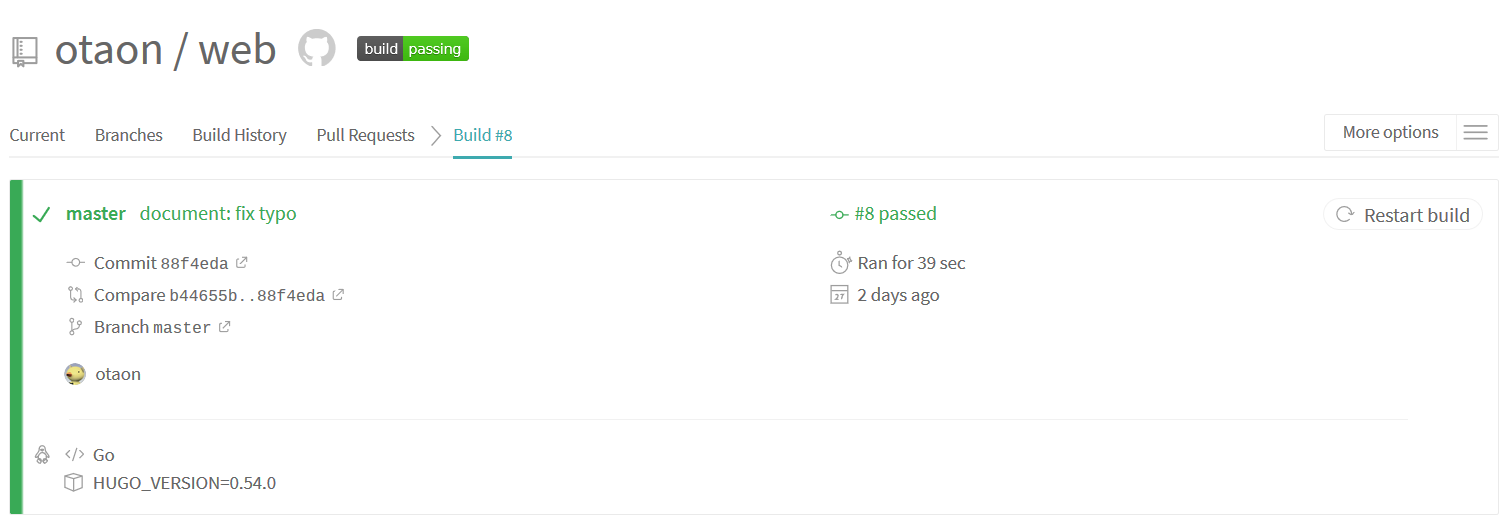 GitHub + Hugo + Travis CI で静的サイトを GitHub Pages に公開する · Lazy Lambda